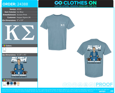 UK Kappa Sigma Fall 2026 Rush Tees