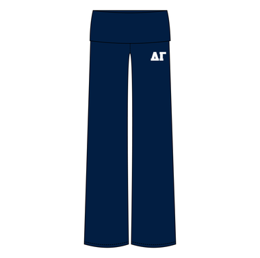 Hofstra Delta Gamma Foldover Yoga Pants