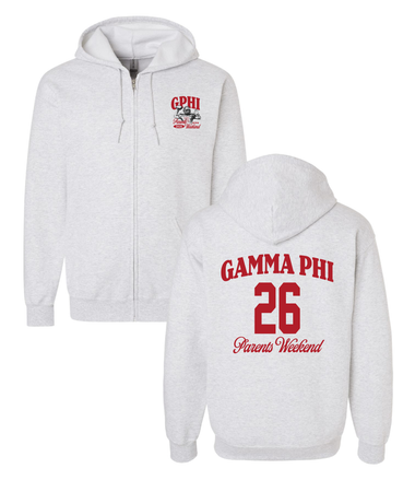RU GPHI Fall 2026 Parents Weekend Full Zip Sweatshirt