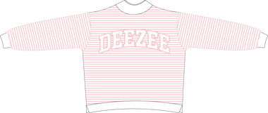 TCNJ Delta Zeta Fall 2026 Oversized Mockneck