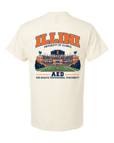 University of Illinois AED Football T Shirt