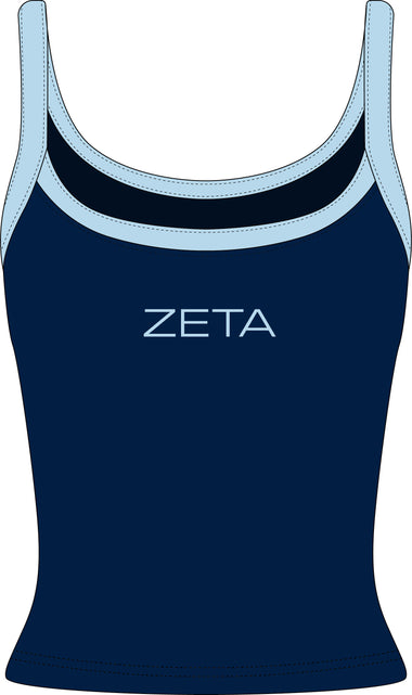 HPU Zeta Fall 2026 Spaghetti Strap Full Length Tank Top
