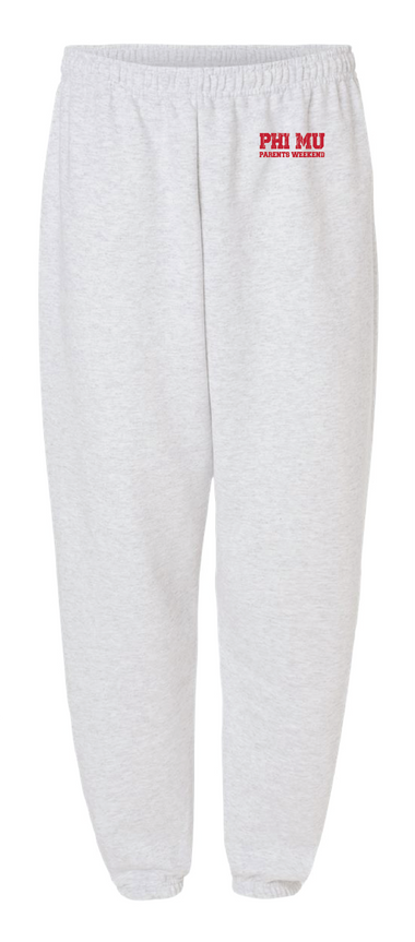 Rutgers Phi Mu Fall 2026 Parents Weekend Cuffed Sweatpants