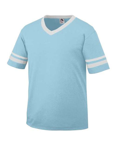 Augusta Sportswear - V-Neck Jersey with Striped Sleeves