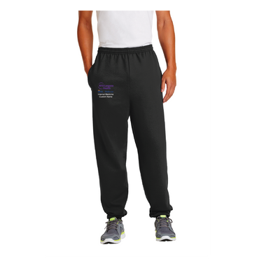 NYU Langone Pocketed Sweatpants with Elastic Cuffs