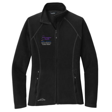 NYU Langone Eddie Bauer Ladies Full Zip Microfleece Jacket