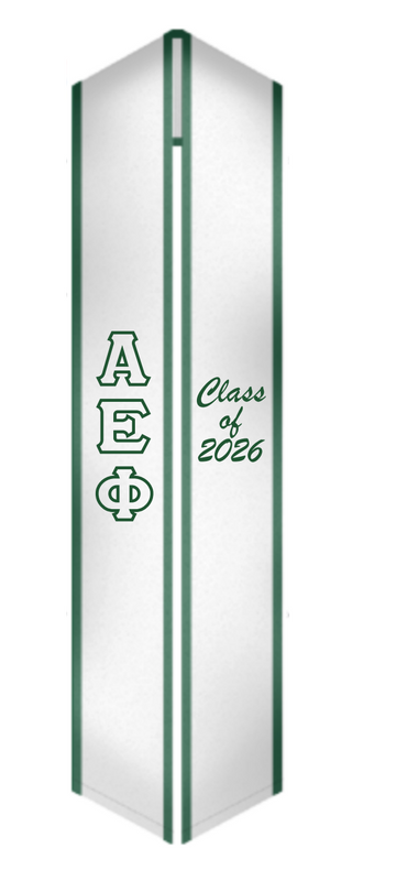 University of Delaware AEPhi 2026 Senior Stole