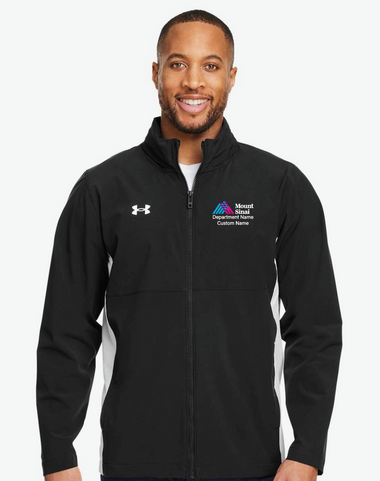Mount Sinai Under Armour Men's Rival Hooded Stretch Jacket
