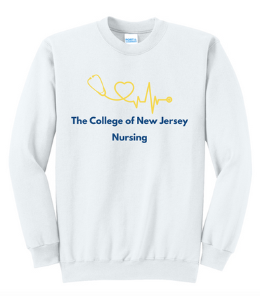 TCNJ Nursing Heartbeat Sweatshirt