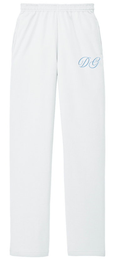 W&J Delta Gamma Fall 2026 Open Bottom Sweatpants
