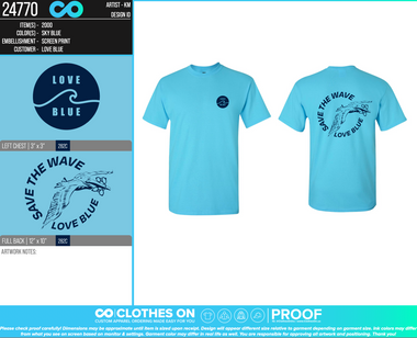 Love Blue Fall 2026 T-Shirts