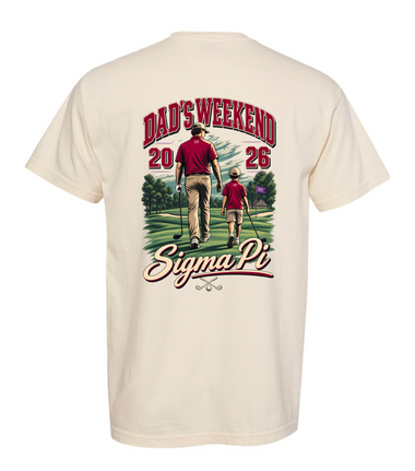 Indiana Sigma Pi Fall 2026 Dad's Weekend Comfort Colors T-Shirt