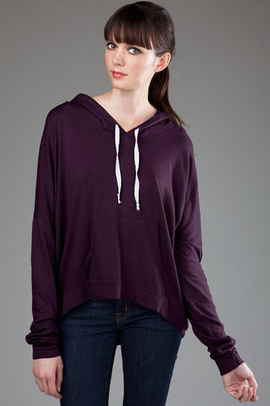 Micro Jersey Pullover Hoodie