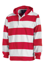 Charles River Hooded Rugby Polo