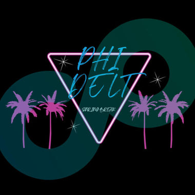 Spring Break Neon Palm Trees