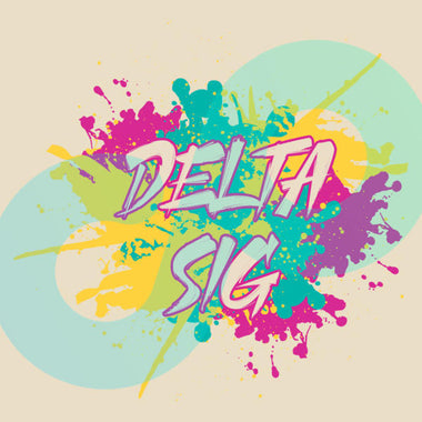 Spring Rush Paint Splatter