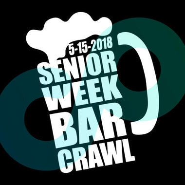 Senior Bar Crawl Pint Glass
