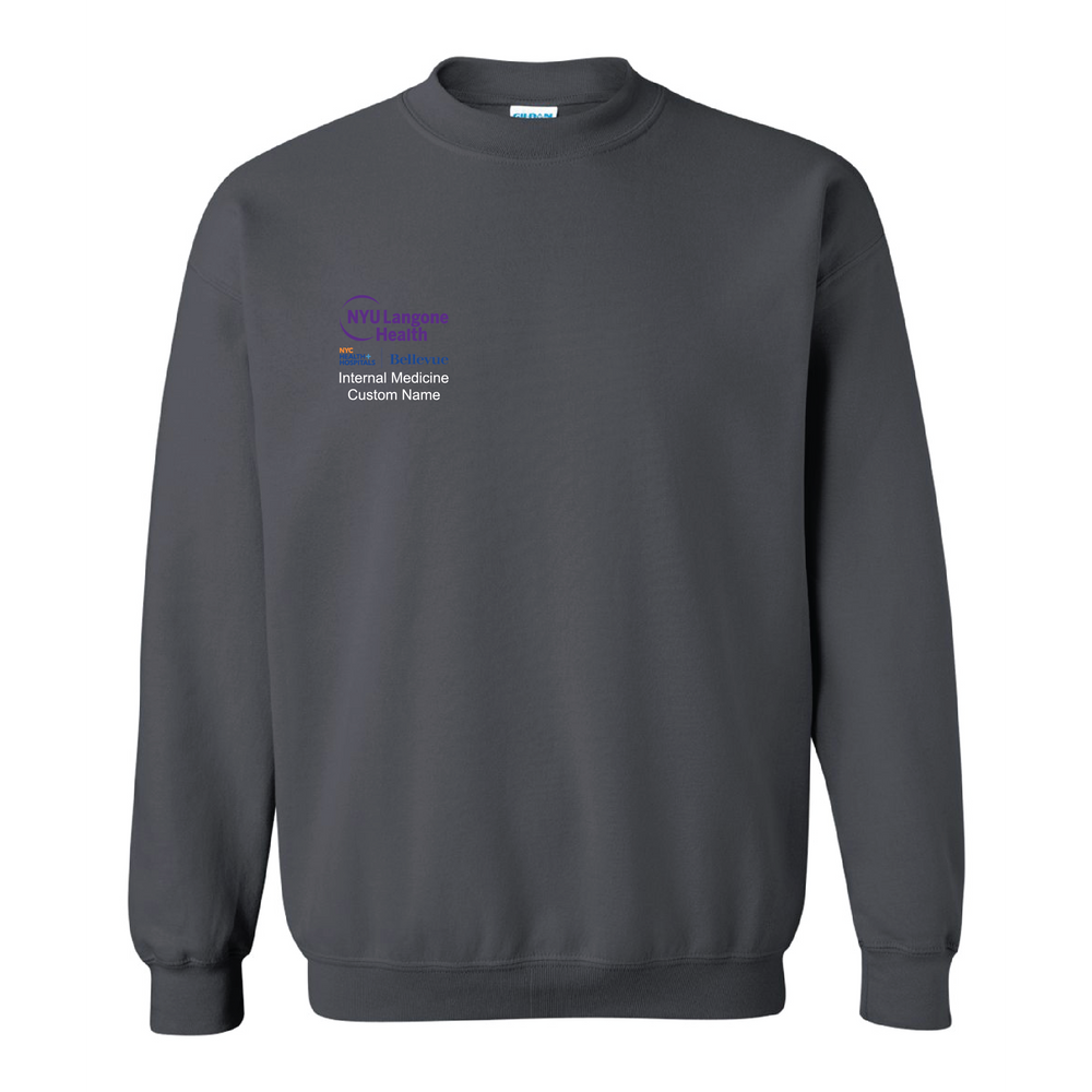 NYU Langone Premium Crewneck Sweatshirt Clothes On