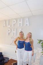 TCNJ Delta Zeta Fall 2026 Full Length Spaghetti Strap Tank Top