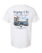 UCONN Sigma Chi Fall Rush Comfort Colors Non Pocket Tee
