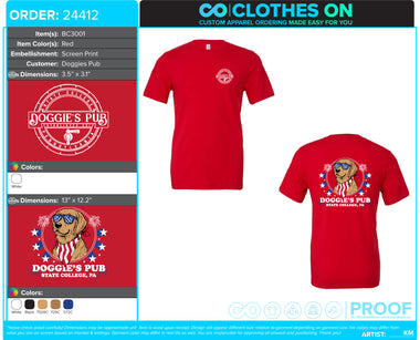 Doggies Pub July 4th Merch 2026