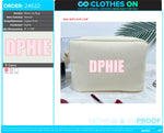 UF DPhiE Wednesday Makeup Pouches 2026