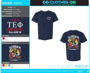 OSU TEP Fall Rush 2026 Merch
