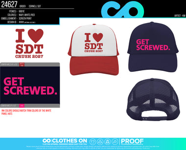 Cornell SDT Fall 2026 Trucker Hats
