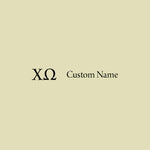 WKU Chi O Name Tags