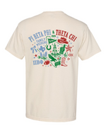 UNT Pi Beta Phi x Theta Chi Family Weekend Comfort Colors Tee