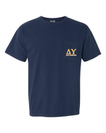 Wisconsin DU House Fall Rush Comfort Colors Pocket Tee
