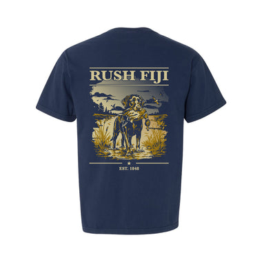 Samford FIJI Fall Rush Comfort Colors Pocket Tee