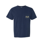 Samford FIJI Fall Rush Comfort Colors Pocket Tee
