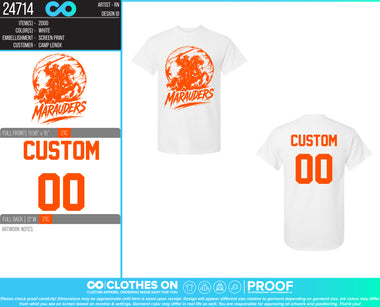 Camp Lenox Color War Summer 2026 Orange Team Names & Numbers