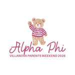 Villanova Alpha Phi Fall 2026 Parents Weekend Comfort Colors Pocket Tee