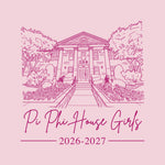UNT Pi Beta Phi House Girls Tee