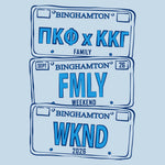 Binghamton KKG X Pi Kapp Fall 2026 Parents Weekend T Shirt
