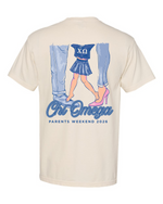 WKU Chi O Parents Weekend Comfort Colors Pocket Tee