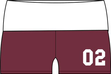 University of Illinois Delta Zeta Fall 2026 Foldover Yoga Shorts