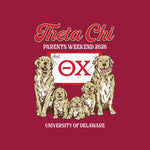 UD Theta Chi Fall 2026 Parents Weekend Hoodie
