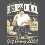 University of Illinois Business Council Fall 2026 Golf Outing Comfort Colors T Shirt