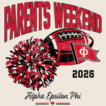 OSU AEPHI Fall 2026 Parents Weekend Tees & Crewnecks