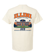University of Illinois AED Football T Shirt