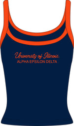 University of Illinois AED Spaghetti Strap Tank Top