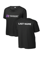 Western Carolina University Club Pickleball Ladies Crop Performance Tee