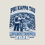 UD Phi Tau Fall 2026 Mountain Weekend Hoodie