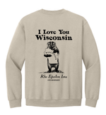 Rho Epsilon Iota I Love You Wisconsin Crewneck