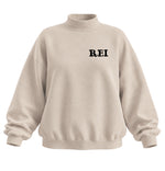 Rho Epsilon Iota I Love You Wisconsin Oversized Fit YourWay Mockneck