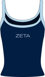 HPU Zeta Fall 2026 Spaghetti Strap Full Length Tank Top
