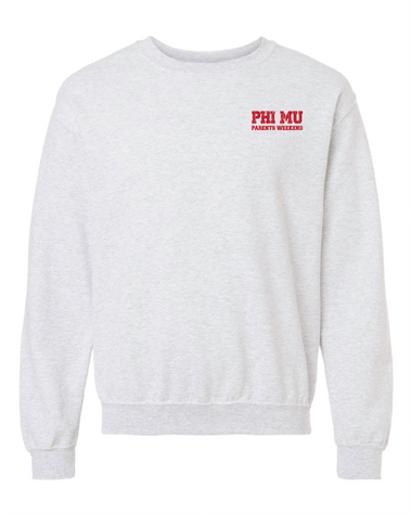 Rutgers Phi Mu Fall 2026 Parents Weekend Crewneck